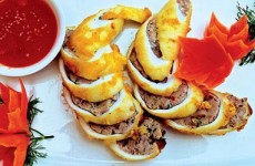 Mực nhồi thịt chiên rất thơm ngon