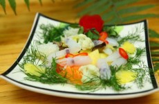 Món mực xào rau của nhậu rất thích mà ăn cũng rất ngon
