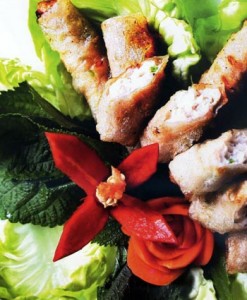 Món chả giò mới lạ, ngon miệng